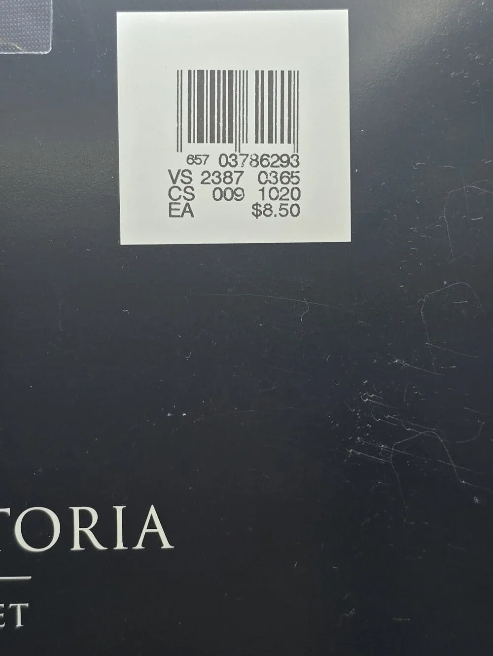 Victoria's Secret Body By Victoria Control Top Size B 15 Denier ALMOST BLACK